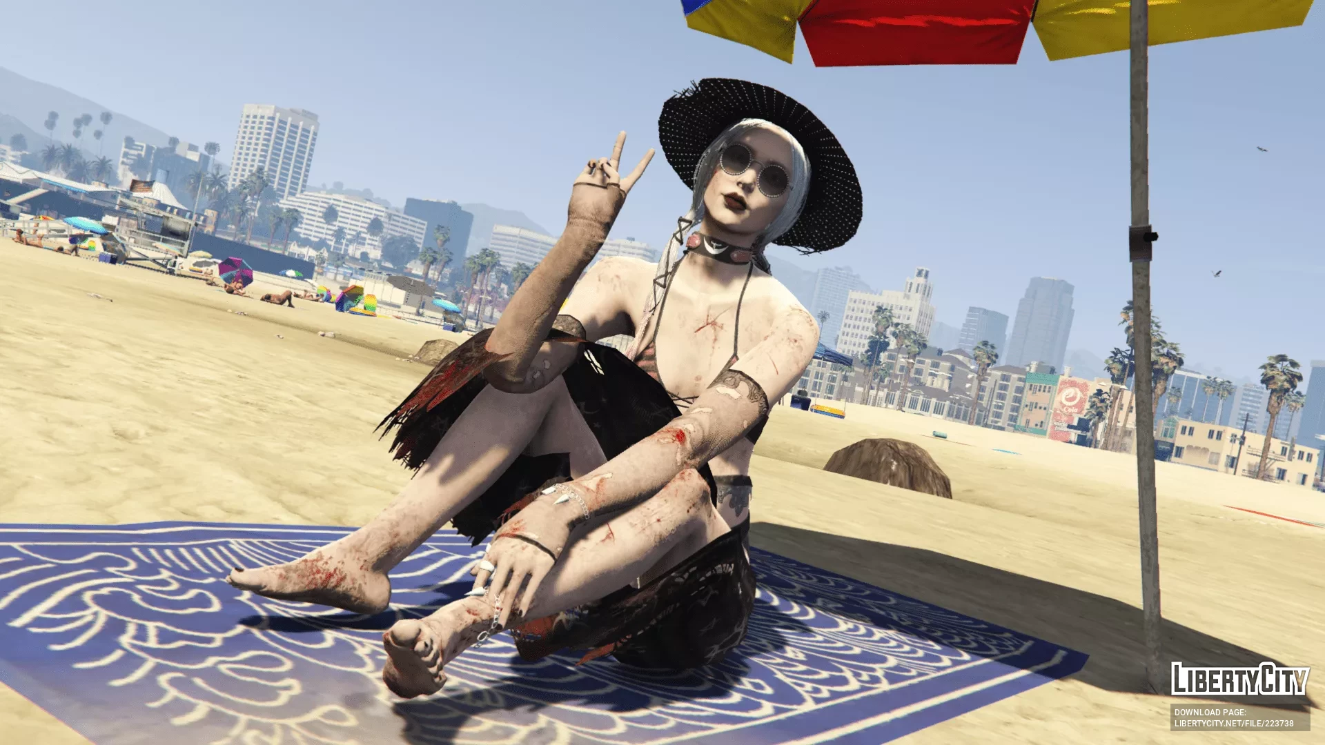 Sable Ward. Dead By Daylight [Add On Ped, Blood Maps, LODs] 1.1 For GTA 5