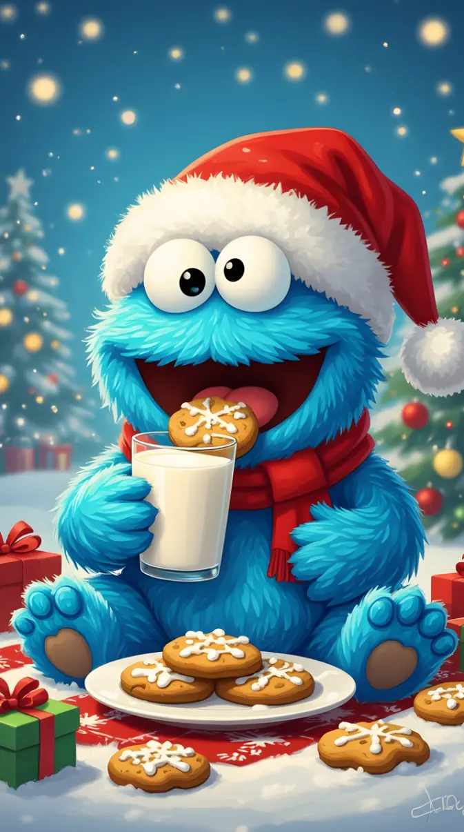 cookie monster wallpaper