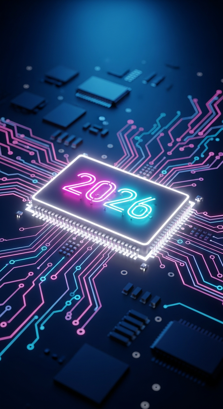 Happy New Year 2026 iPhone and Android Wallpaper