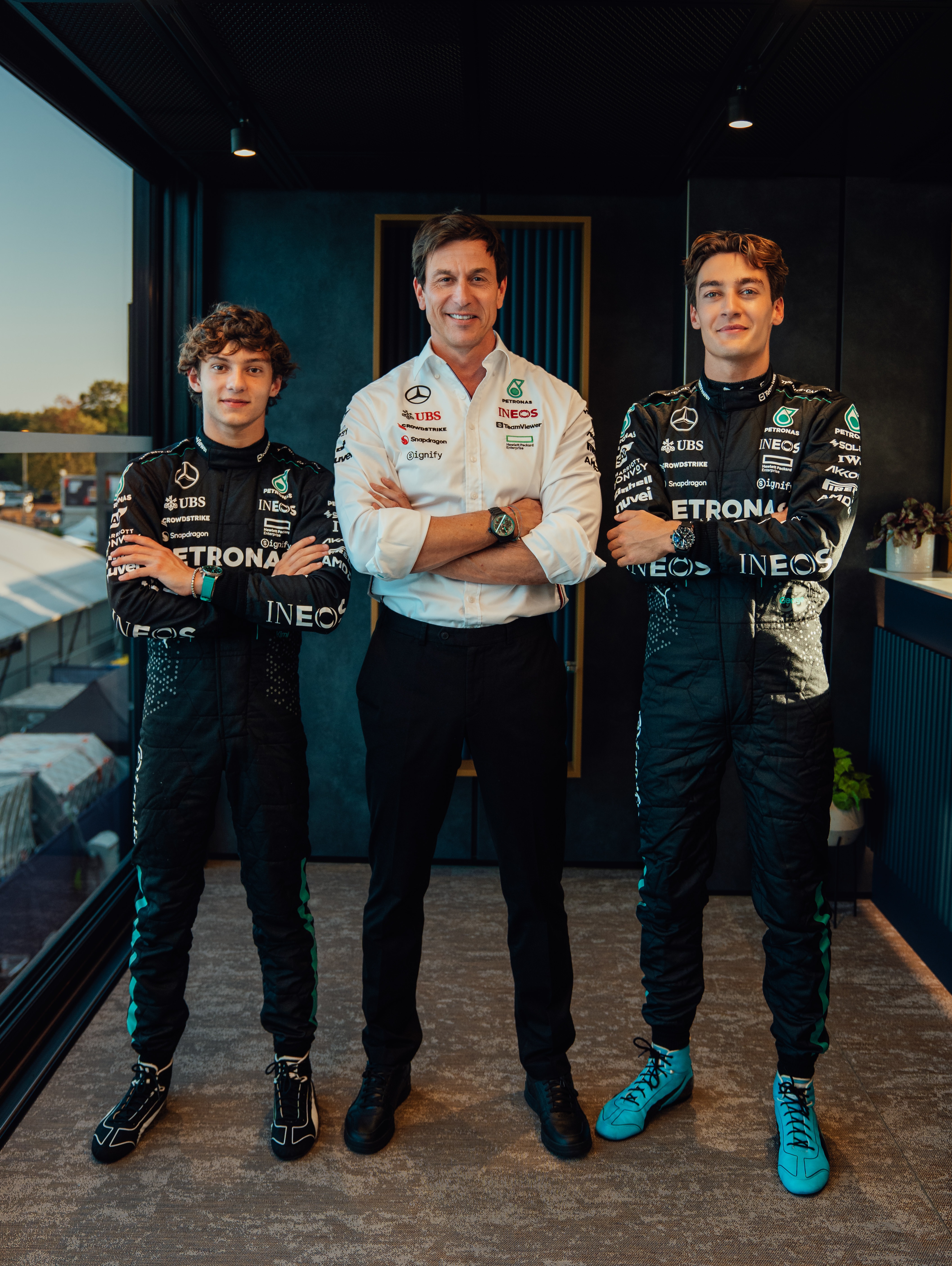 Kimi Antonelli Joins George Russell As Mercedes AMG F1 Driver For 2025 AMG PETRONAS F1 Team