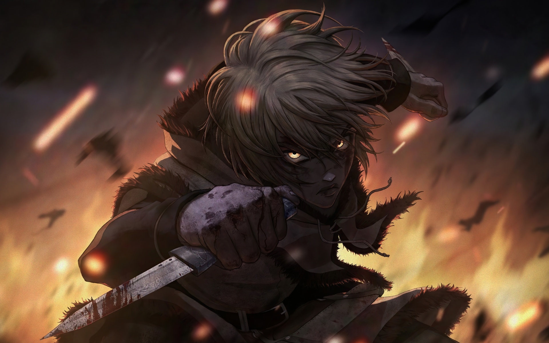 Thorfinn in Vinland Saga 5K Wallpaper