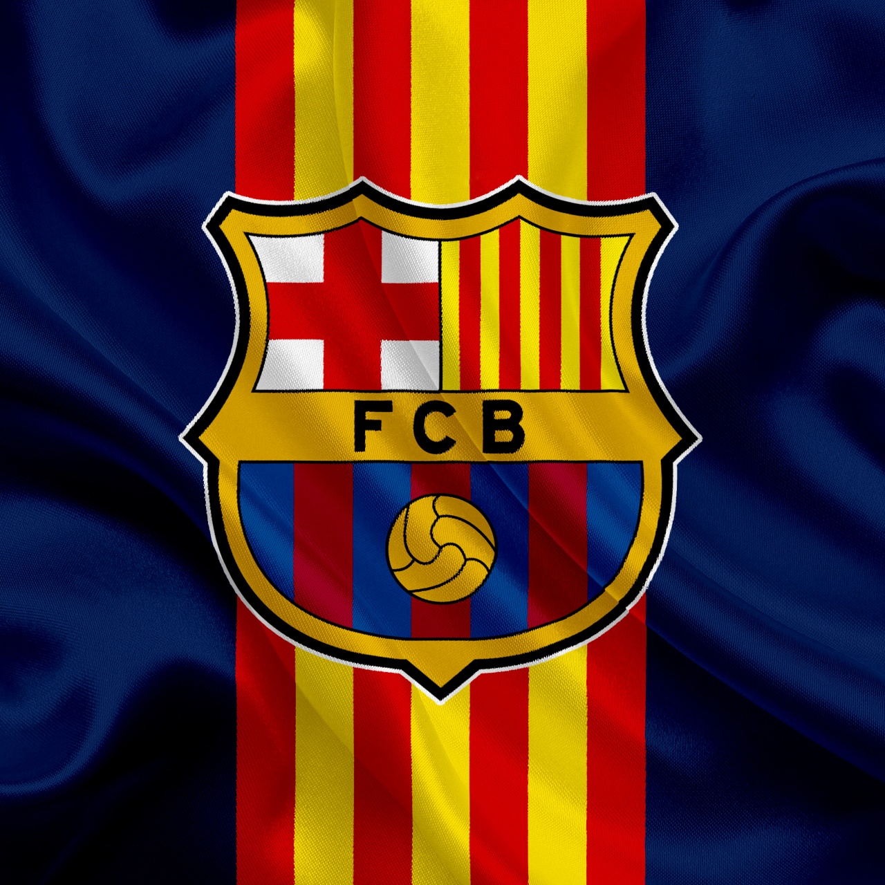 FCB Wallpaper 4K, Logo, FC Barcelona