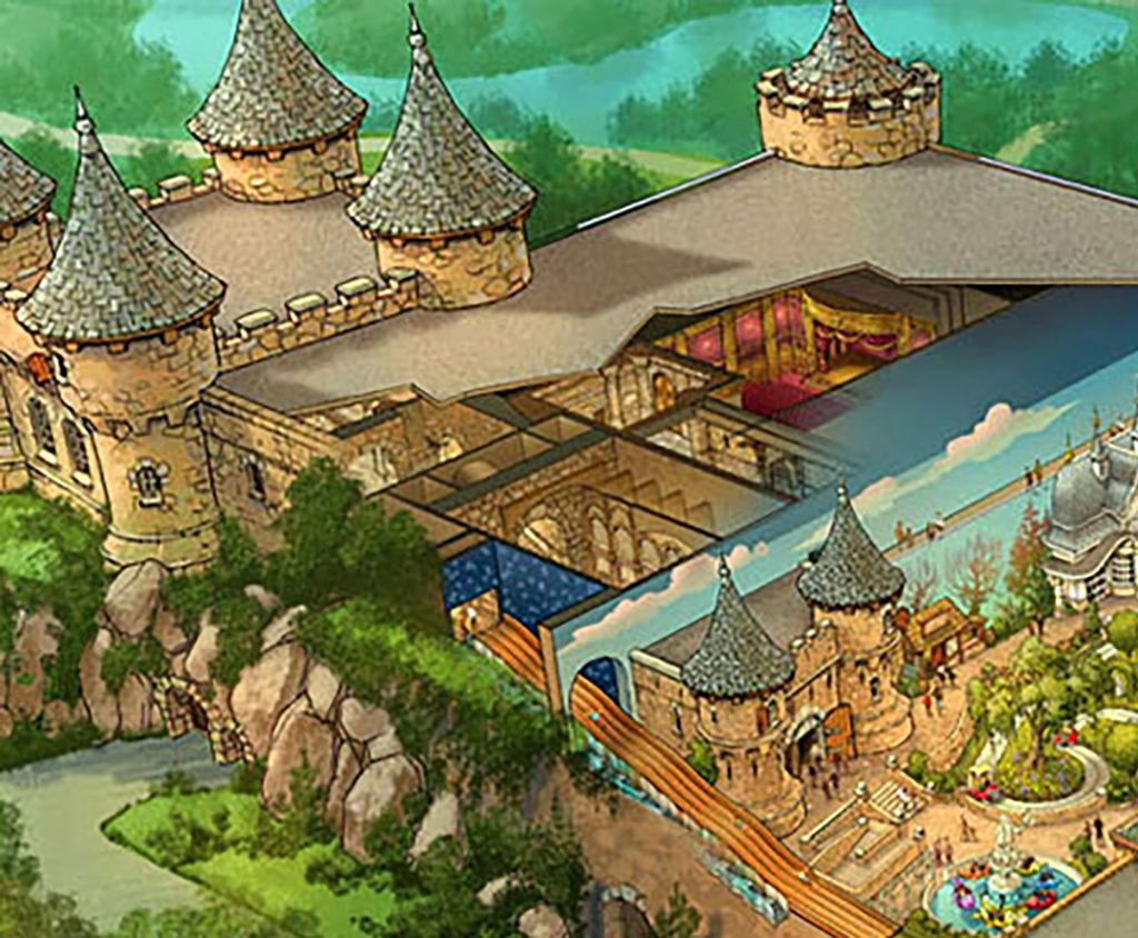 Europe's huge new indoor theme park is opening this year with river rides, rollercoasters and epic castle