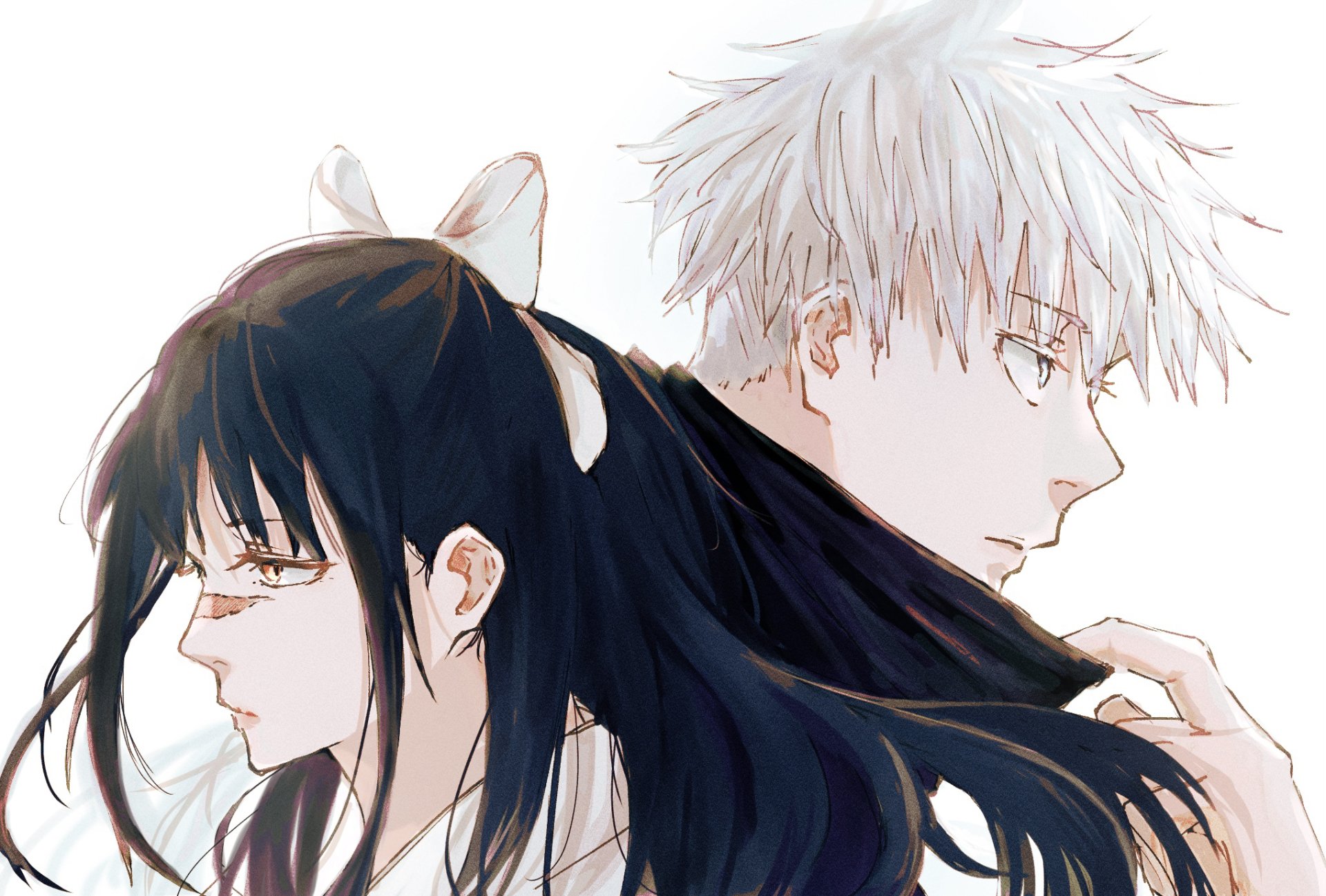 Download Utahime Iori Satoru Gojo Anime Jujutsu Kaisen HD Wallpaper