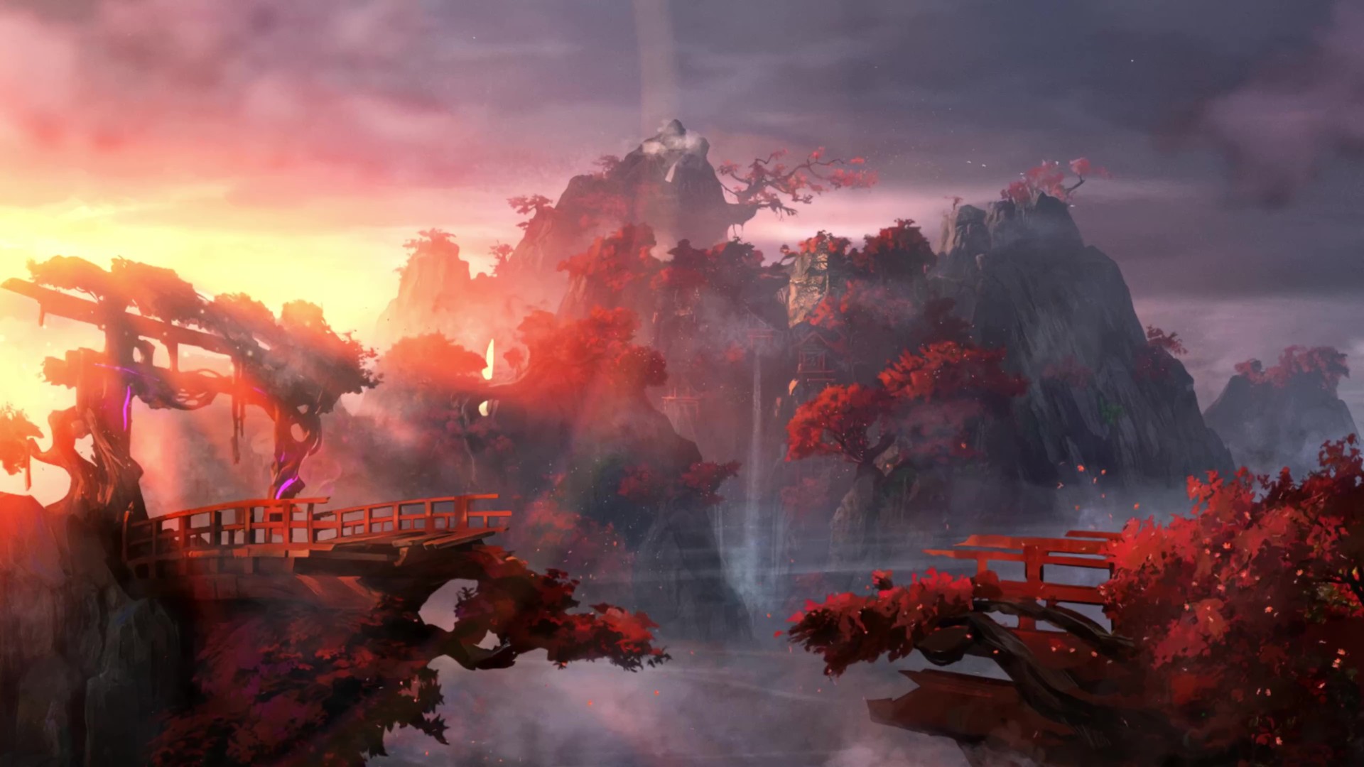 Autumn Tree Live Wallpaper, Animated Wallpaper