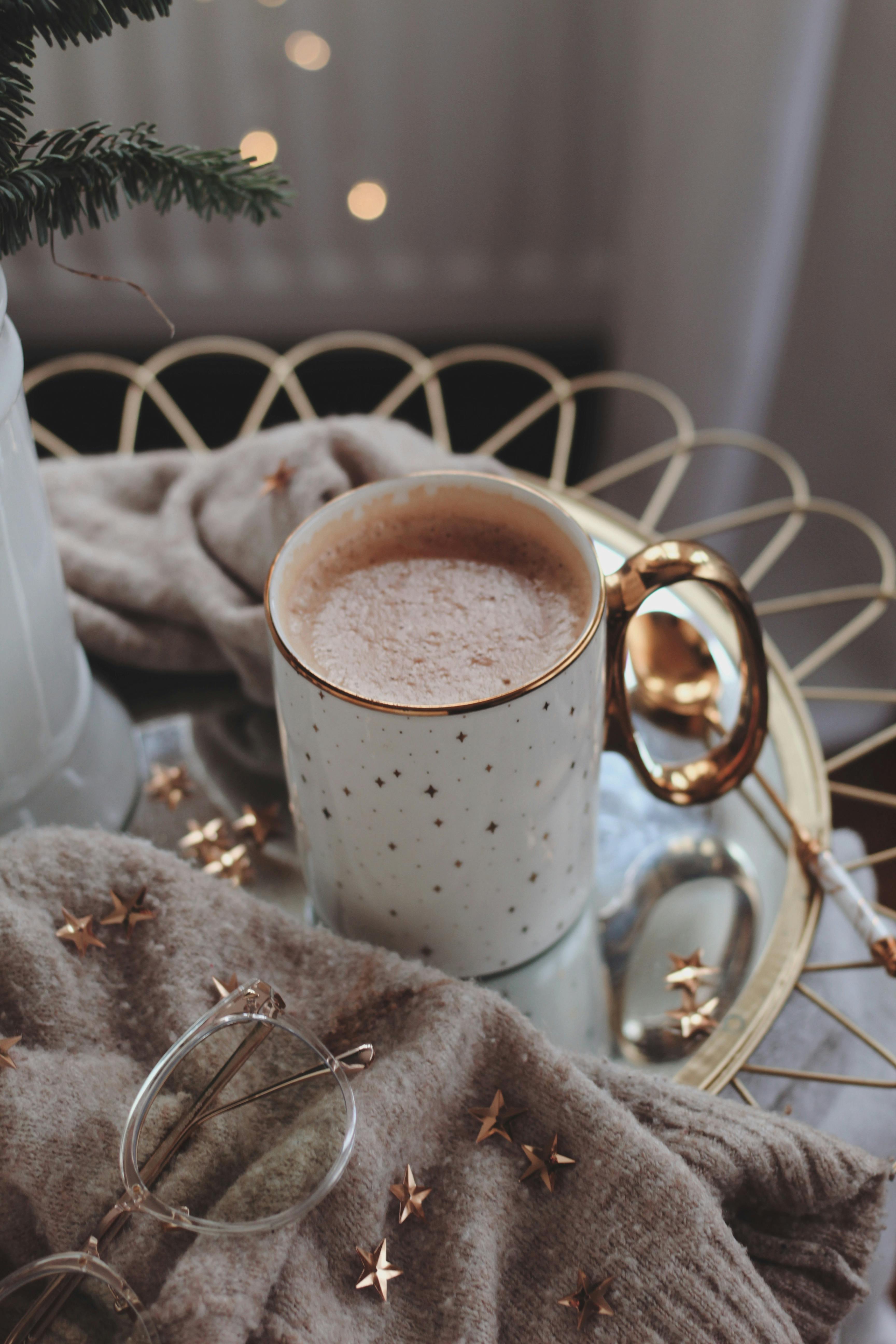Coffee, Glasses and Sweater on Coffee Table · Free
