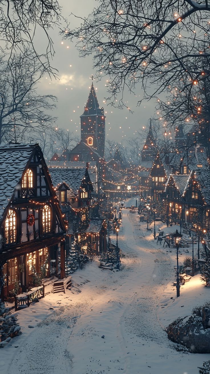 Discover the Magic of a Cozy Winter Wonderland Village This Holiday Season!