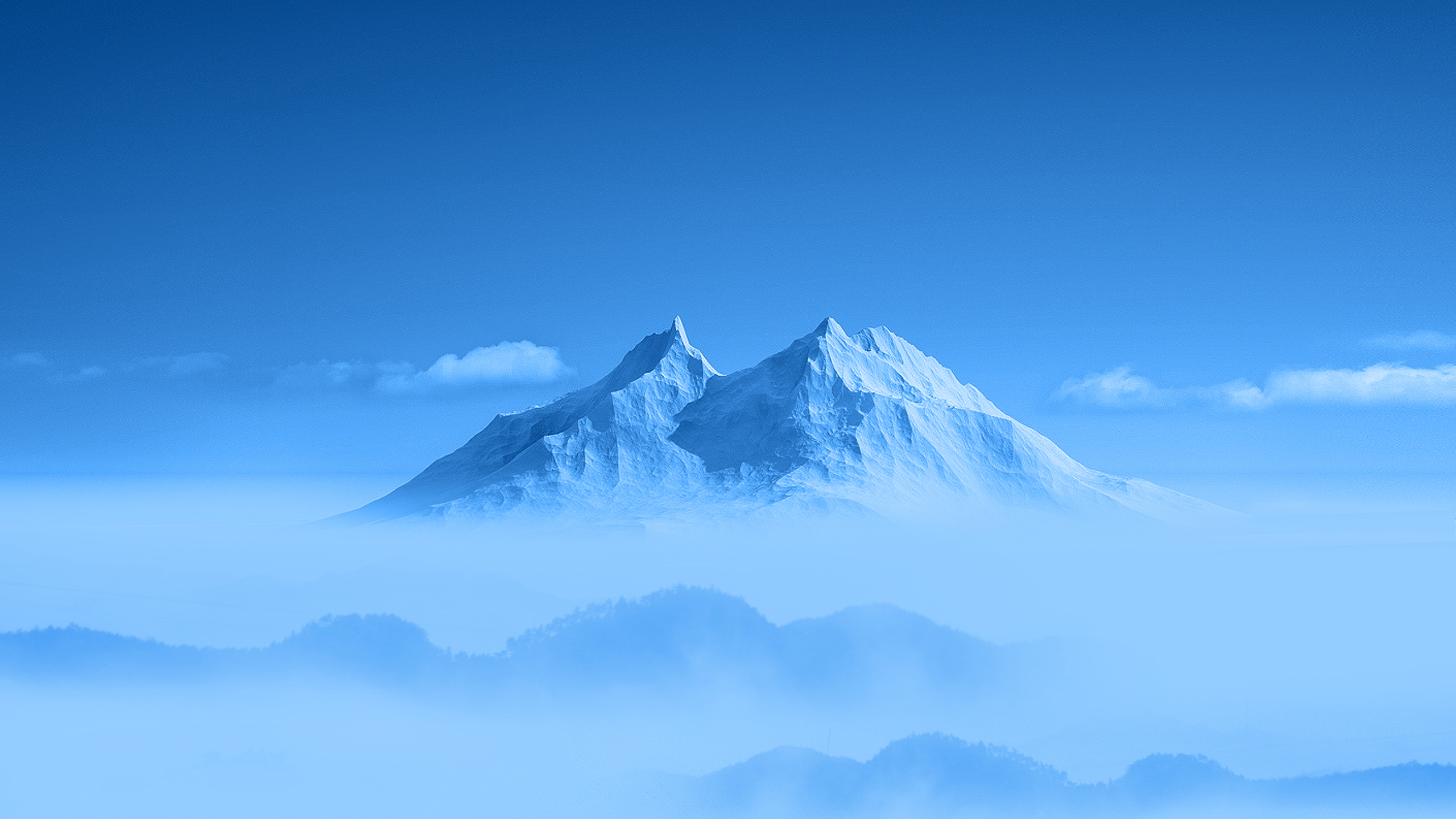 Winter Mountains Peak Wallpaper