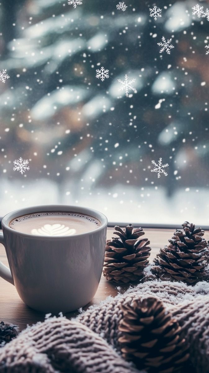 Winter Wonderland Coffee Aesthetic