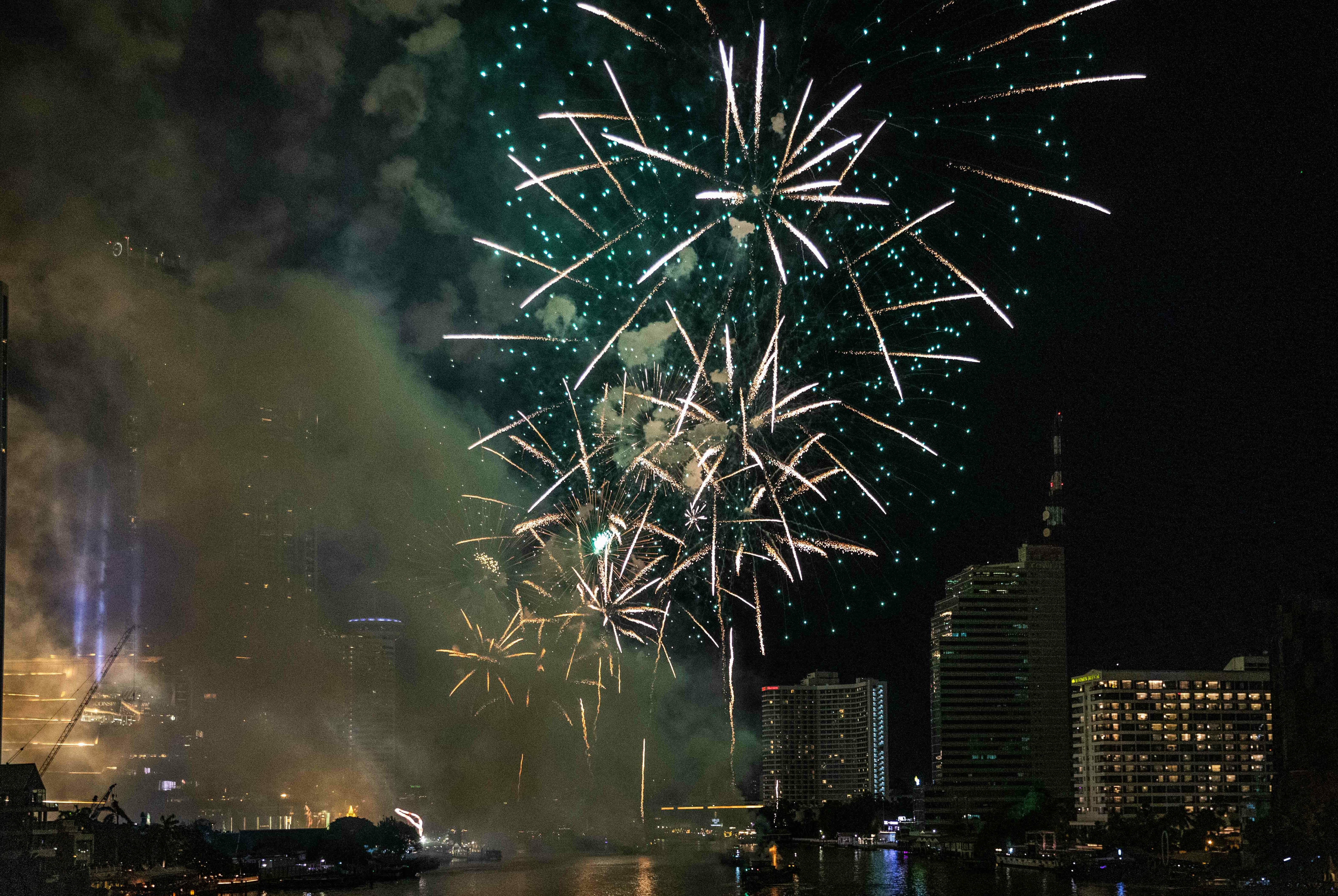 Cities across the world ring in the new year