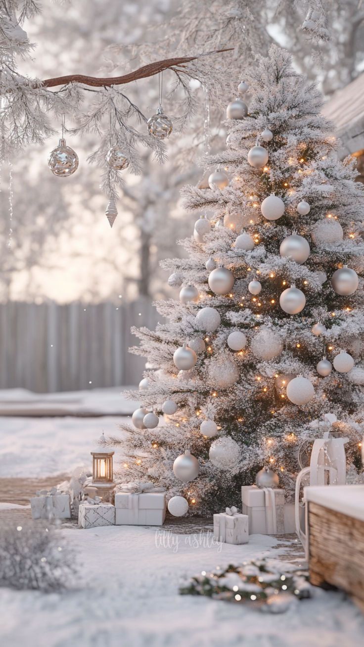 Cozy Christmas Aesthetic Phone Background