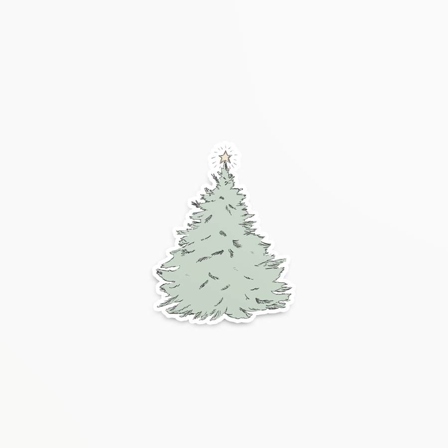 Christmas Tree Sticker