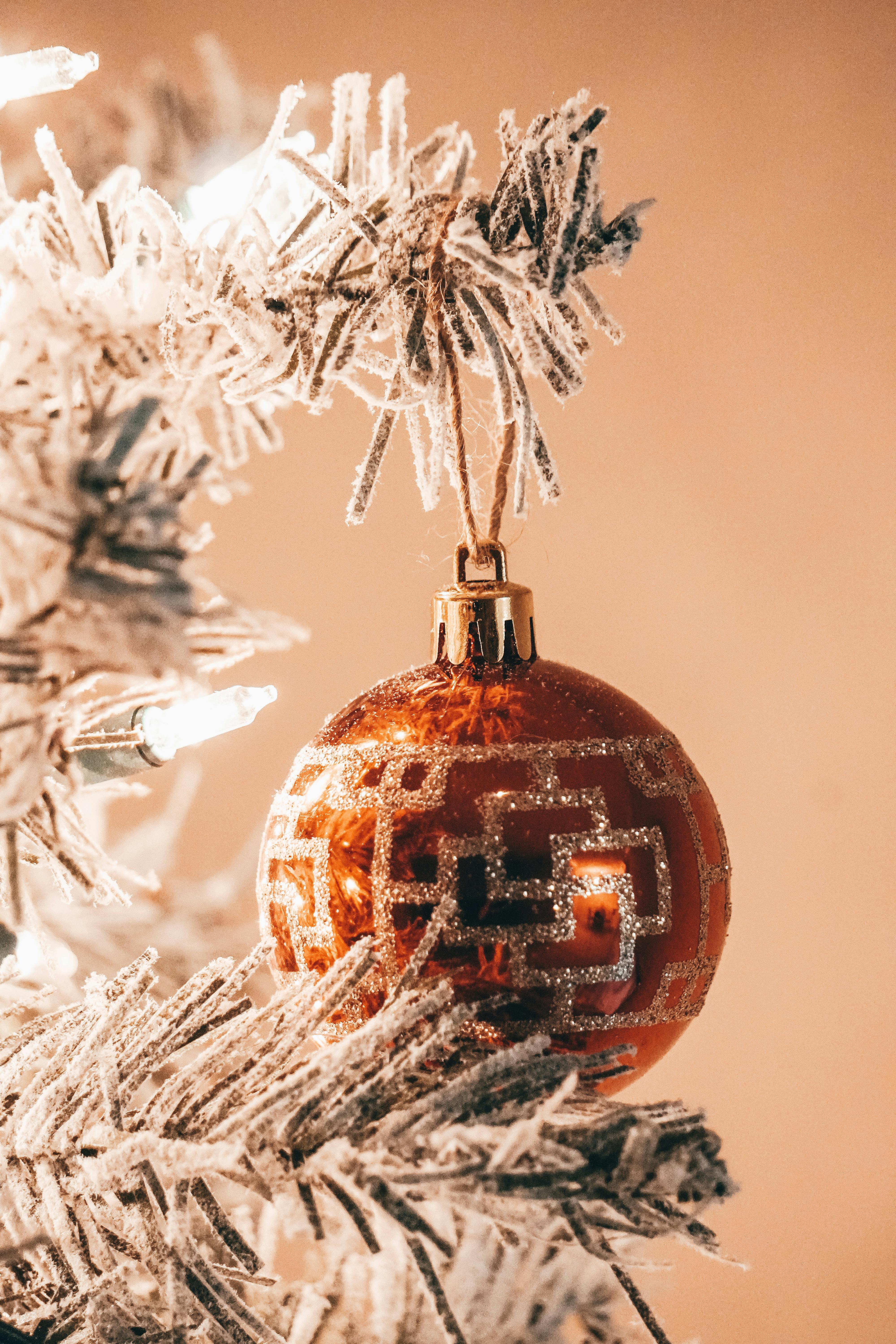 Christmas Ball on Christmas Tree · Free