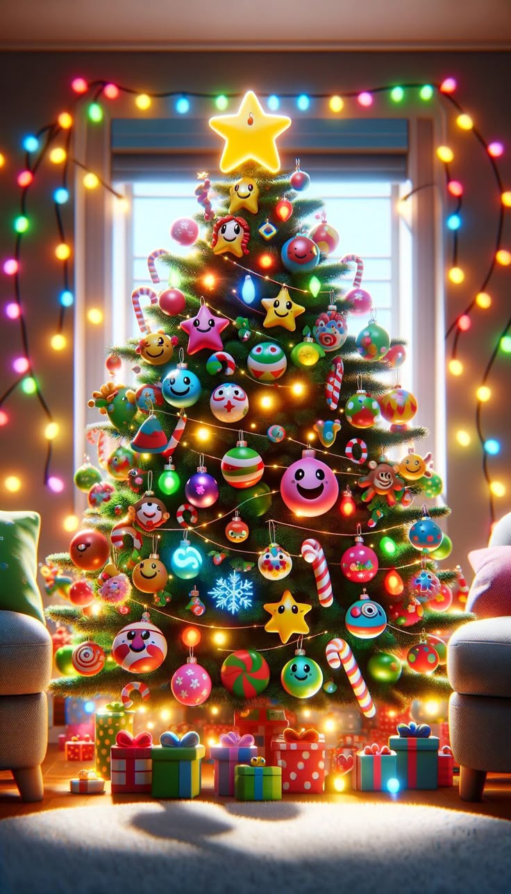 Christmas Trees Phone Wallpaper Background for Christmas (100% Free)