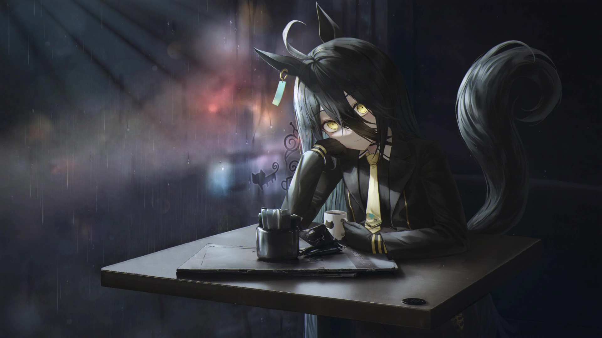 Manhattan Cafe Umamusume Coffee Shop Live Wallpaper