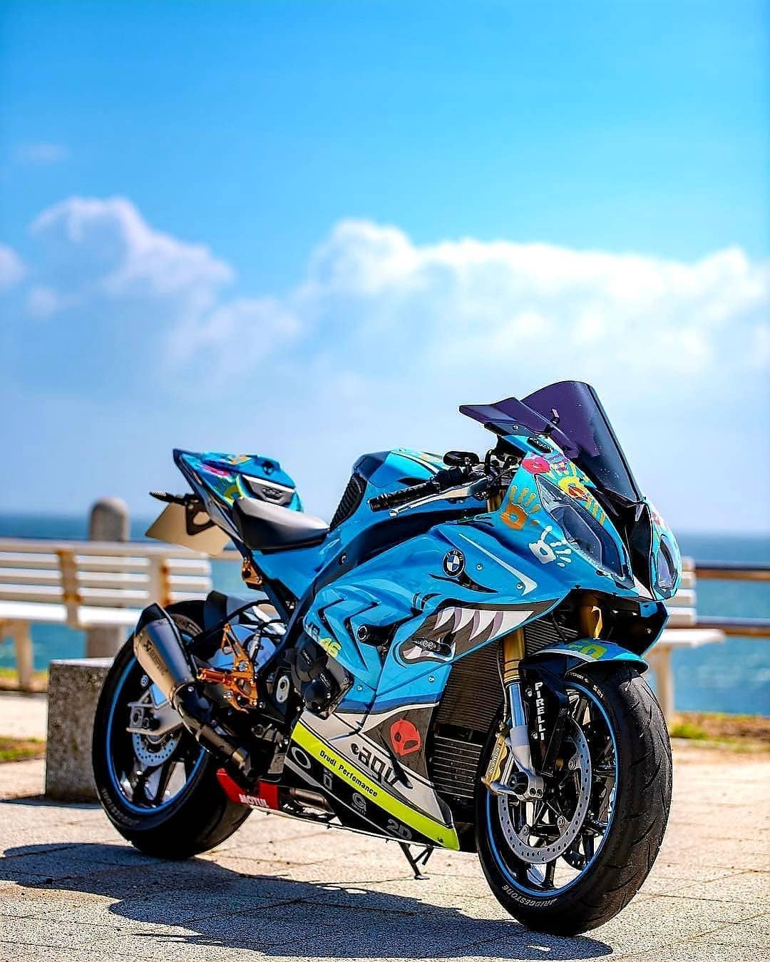 Shark Wrapped s1000rr BMW Motorcycle