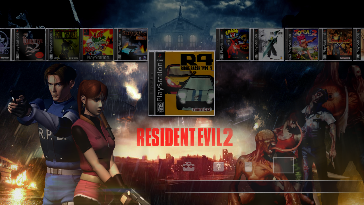 Resident Evil 2 Theme for Autobleem (EvolutionUI)