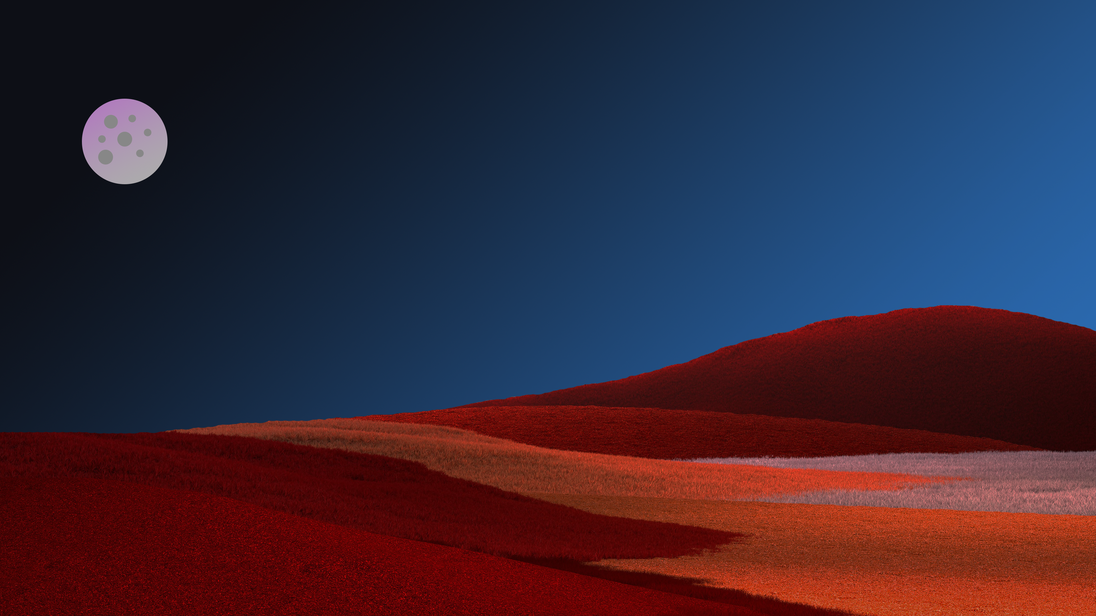What if we mashed Bliss with Red Moon Desert and Fluent Design?