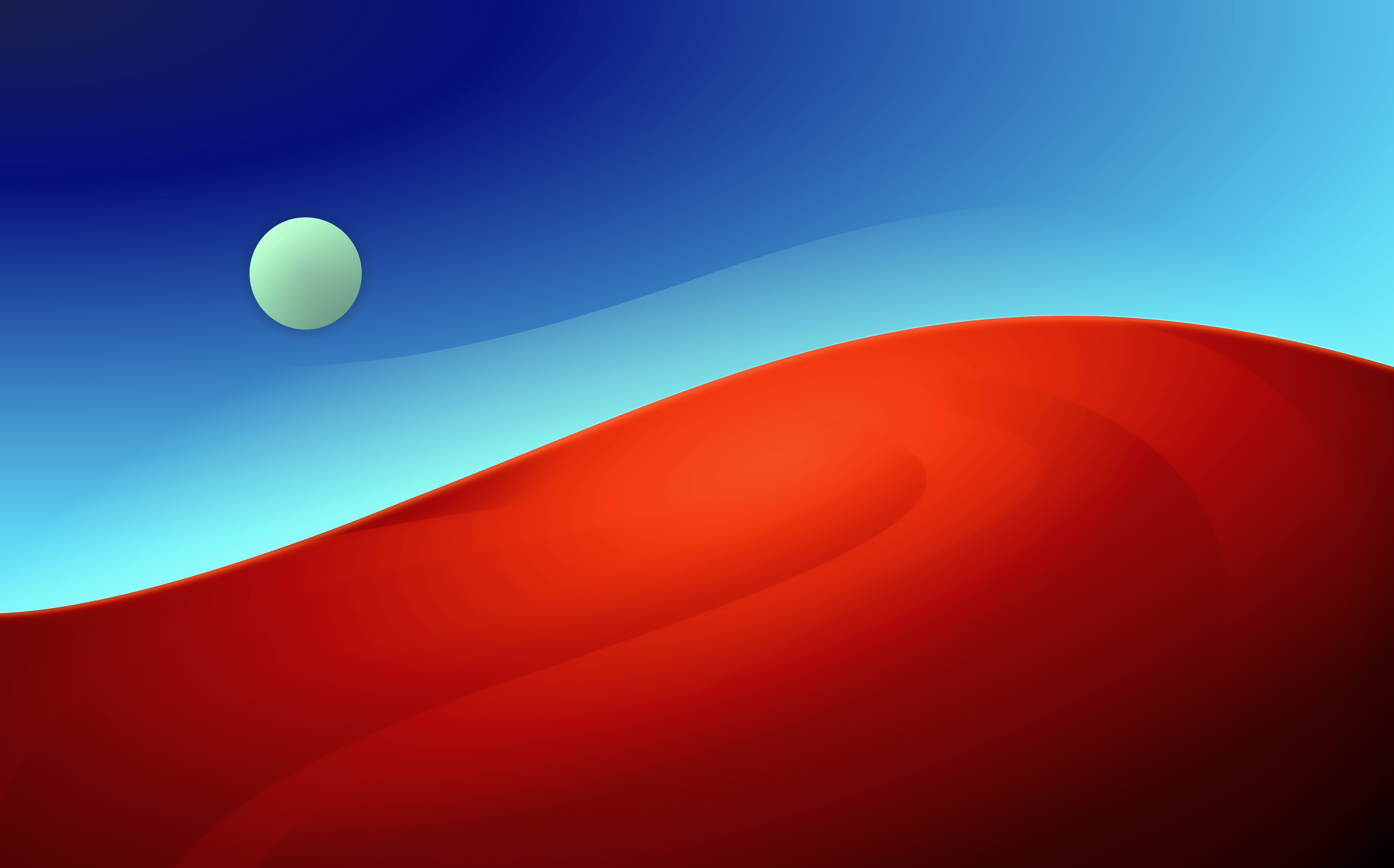 Red Moon Desert Minimal 5k Wallpaper, HD Artist Wallpaper, 4k Wallpaper, Image, Background, Photos and Picture
