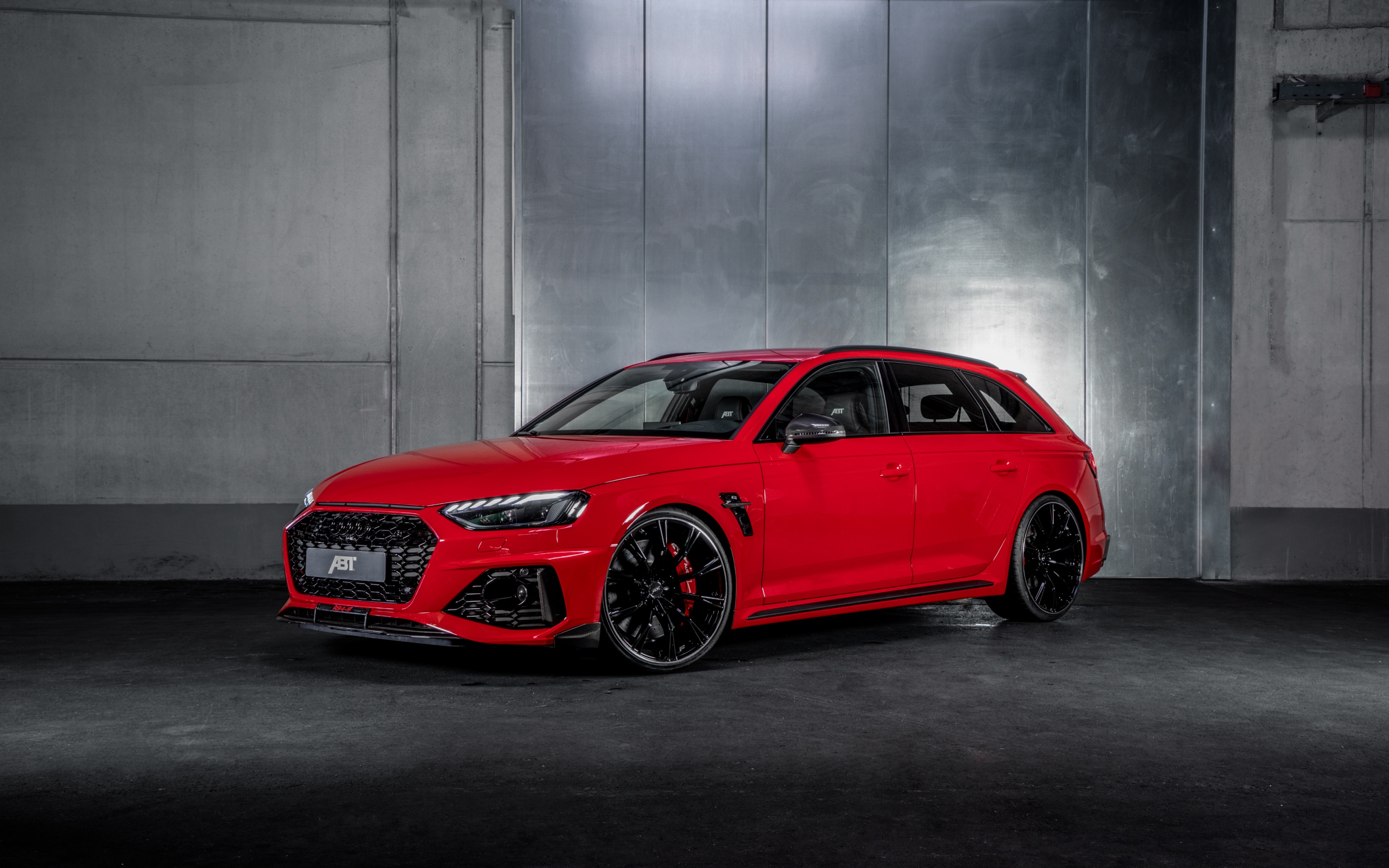 Audi RS 4 Avant Wallpaper 4K, ABT, 2021, Dark background