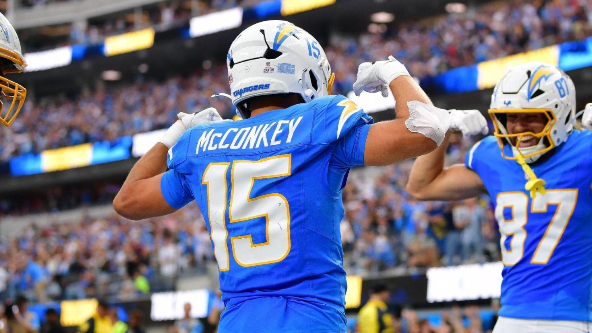 Chargers HC Jim Harbaugh Compares Ladd McConkey To Former Panthers All Pro WR