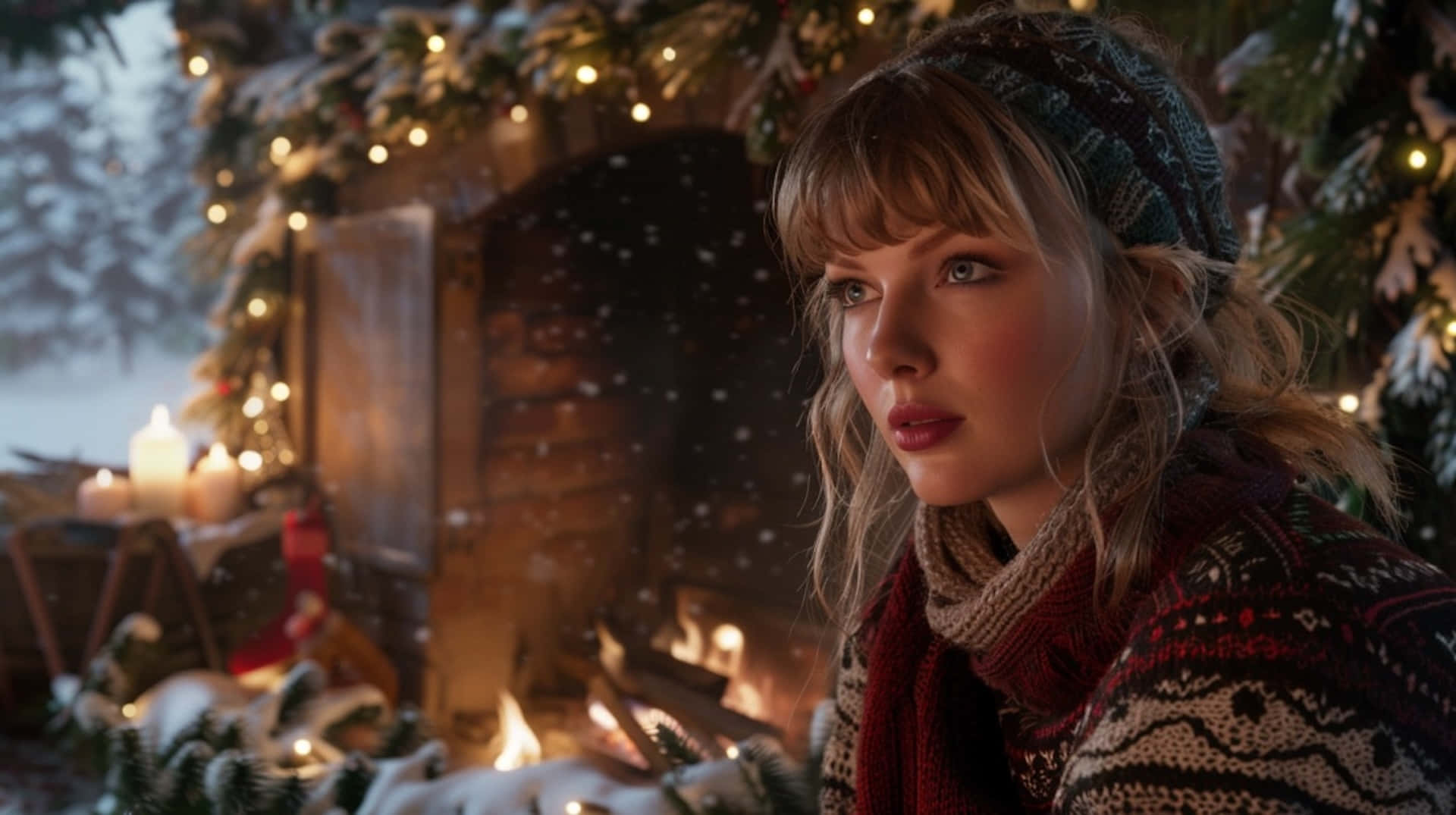 Christmas Taylor Swift Wallpaper