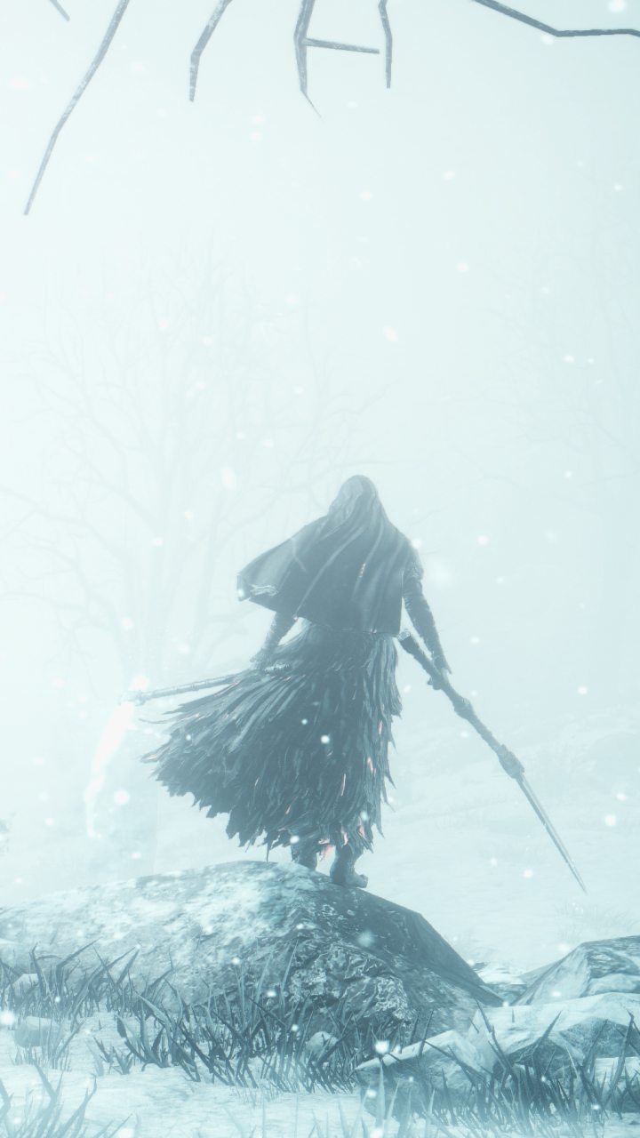 Phone wallpaper: Dark Souls Iii, Video Game, Snow, Winter, Dark Souls 1151558