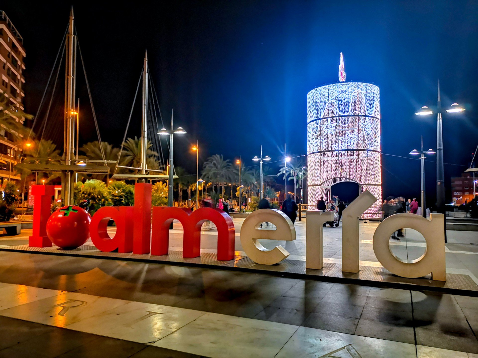 Christmas in Almería City, Spain Is Tara?