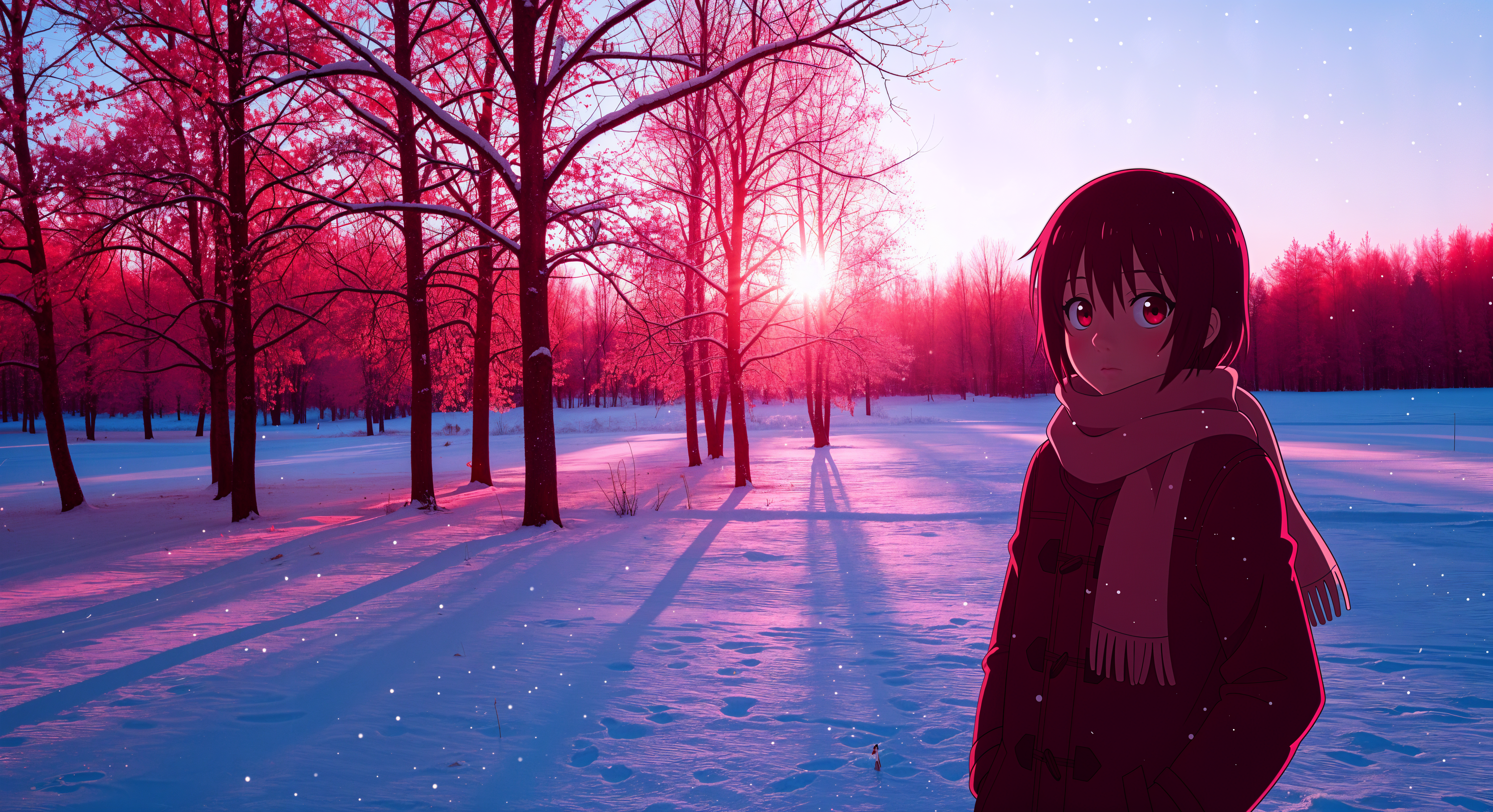 Winter Anime Wallpaper