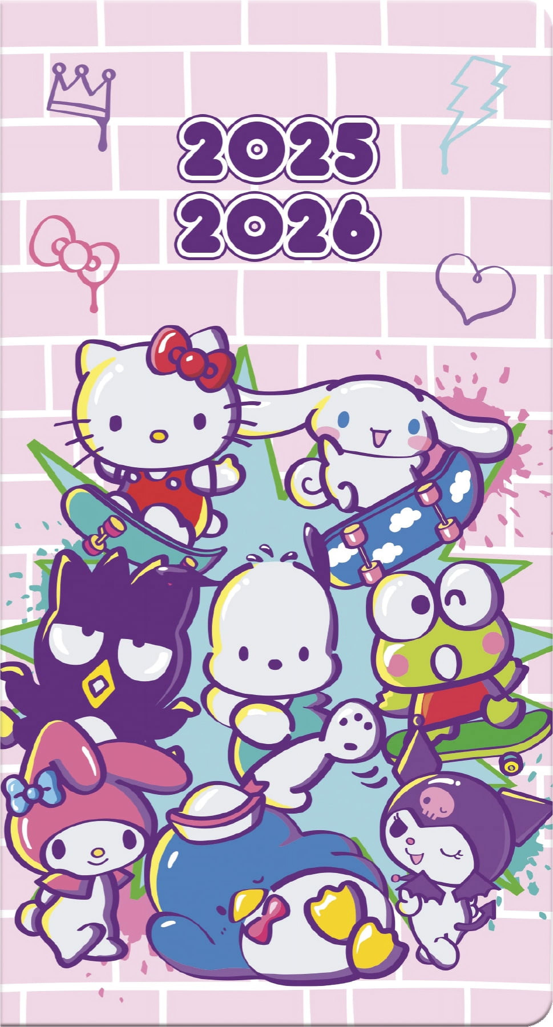 Trends International 2025 2026 Hello Kitty Pocket Planner