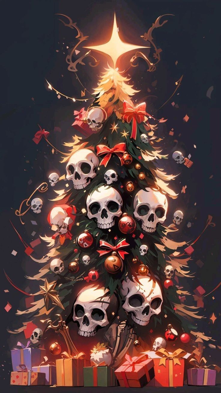 wallpaper. Christmas horror art, Creepy christmas, Scary christmas