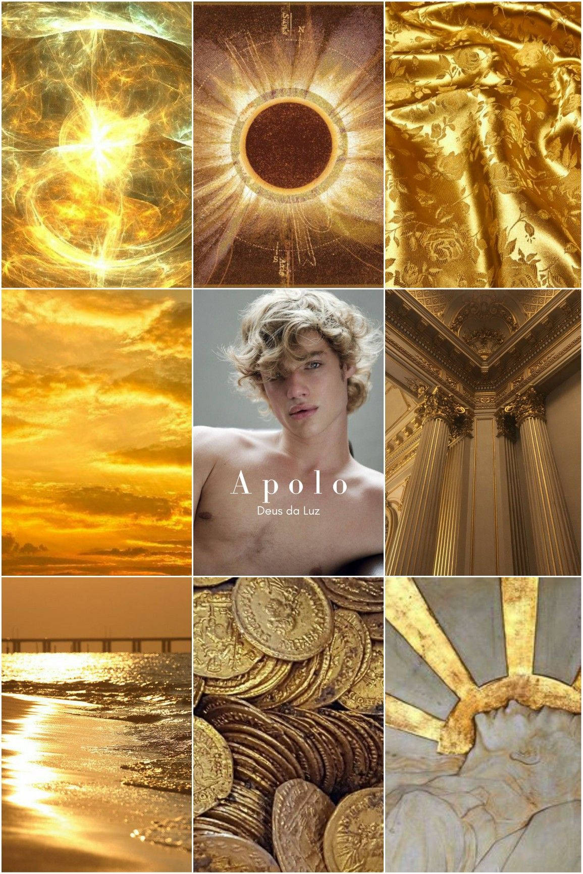 Download A Collage Of Photo With The Word Apollo Wallpaper