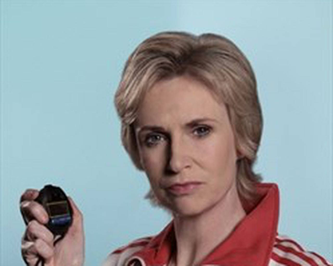 Download Jane Lynch Sue Sylvester Stopwatch Wallpaper