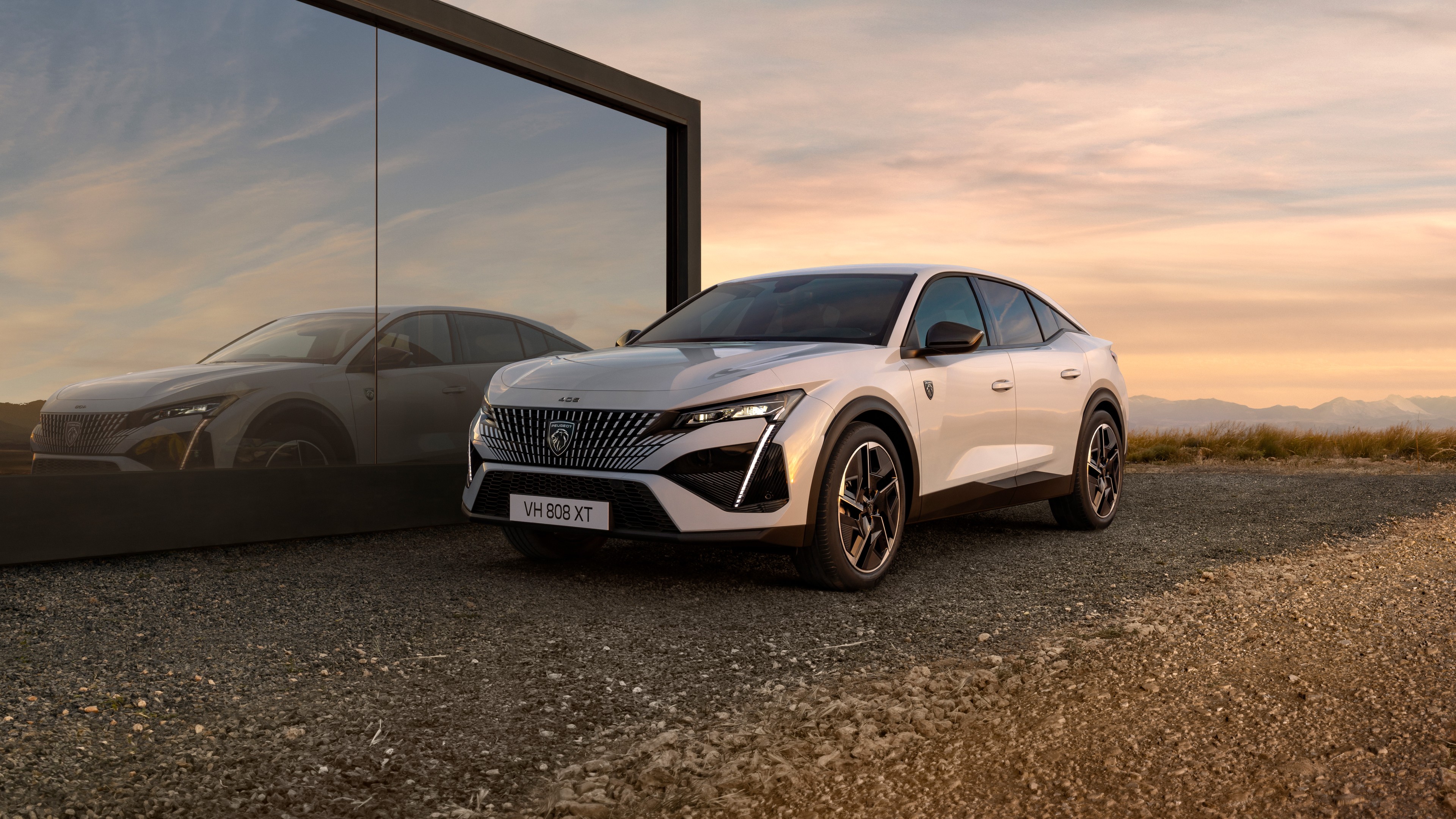 Peugeot E 408 GT 2024 Wallpaper Car Wallpaper