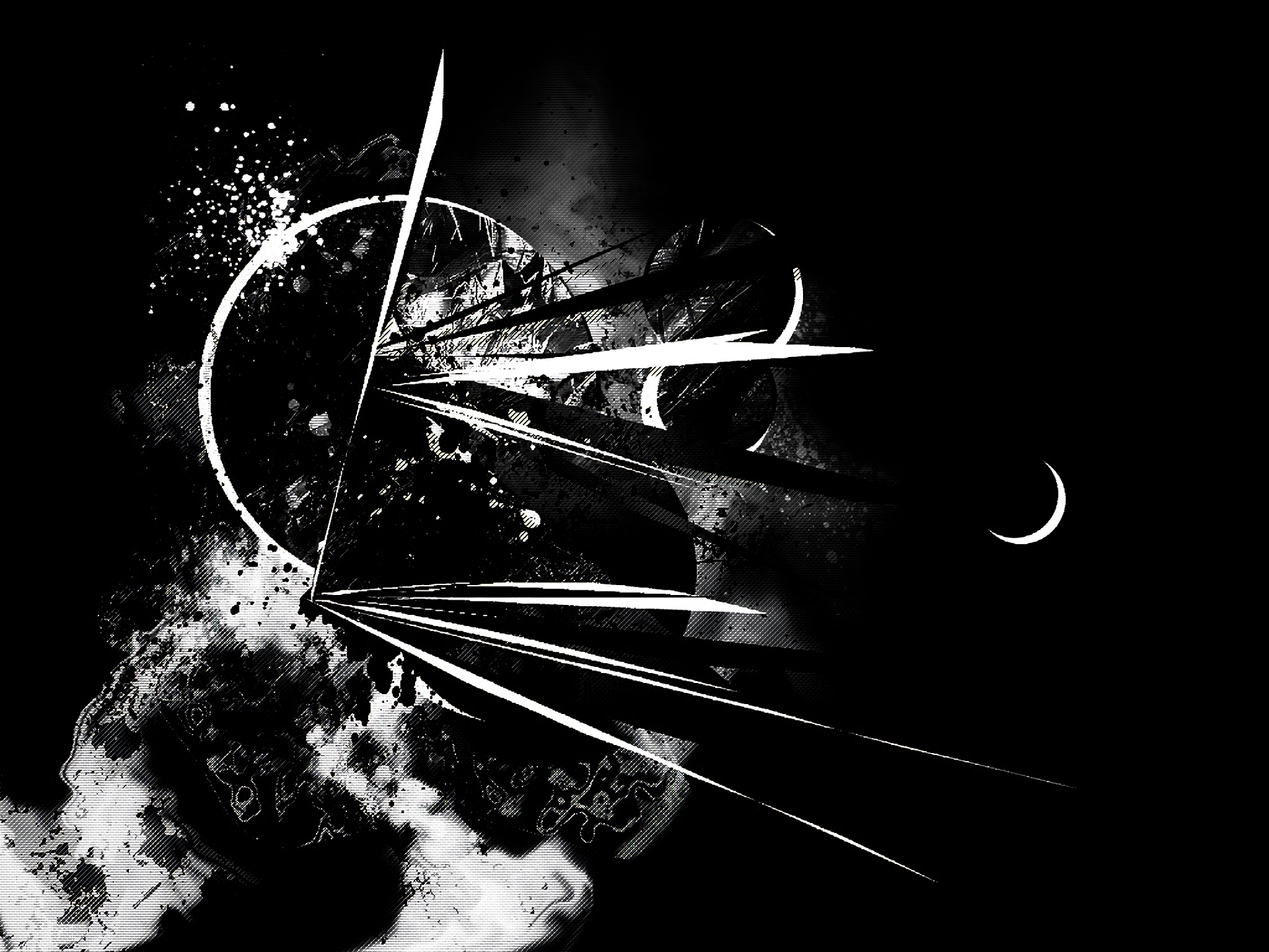 Abstract Black HD Wallpaper