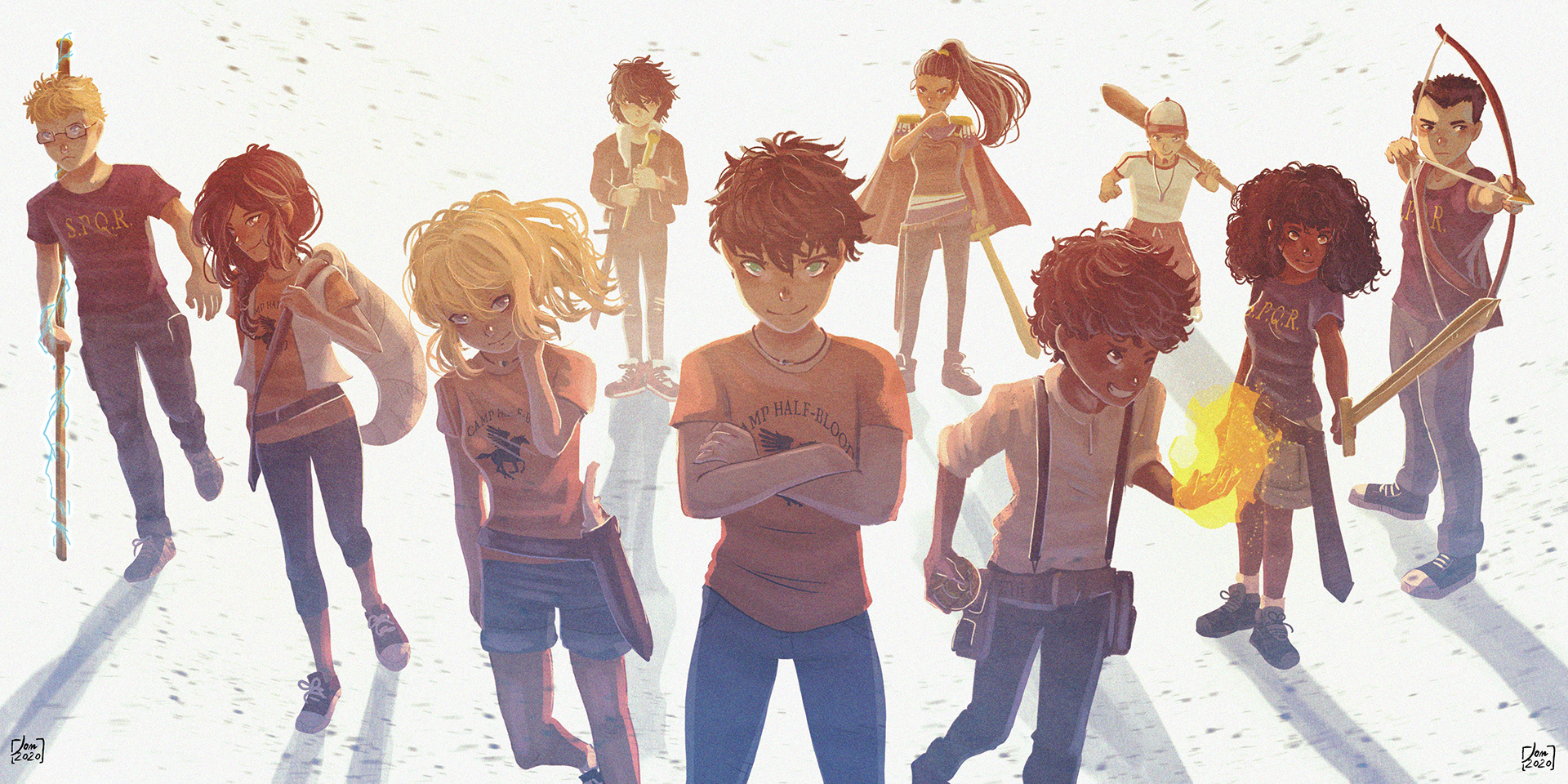 Percy Jackson Fanarts. Image - Behance