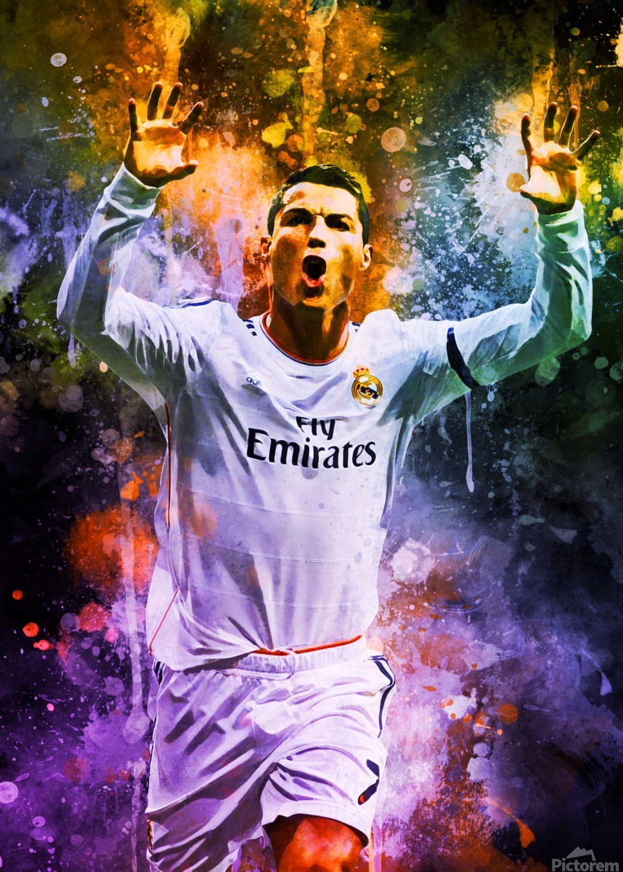 Cristiano Ronaldo by Coolbits Artworks Wall Art