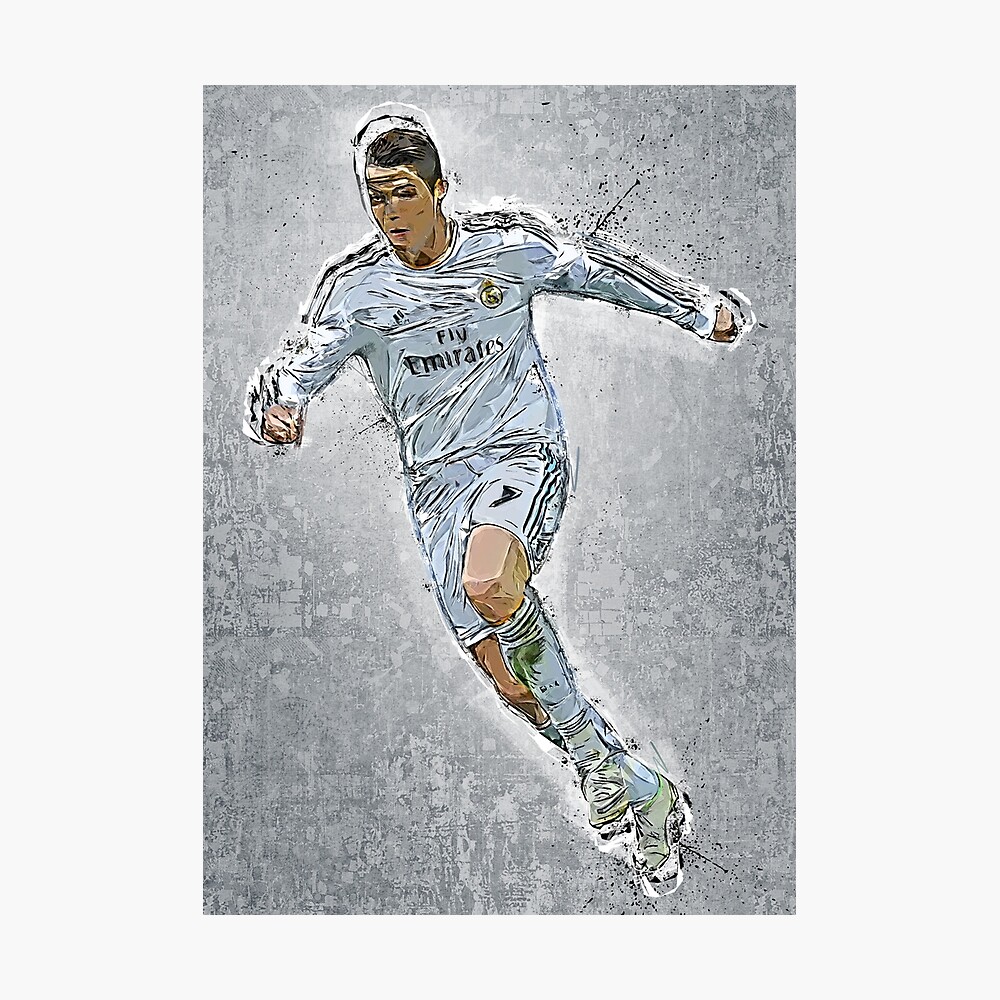 Cristiano Ronaldo Art Board Print