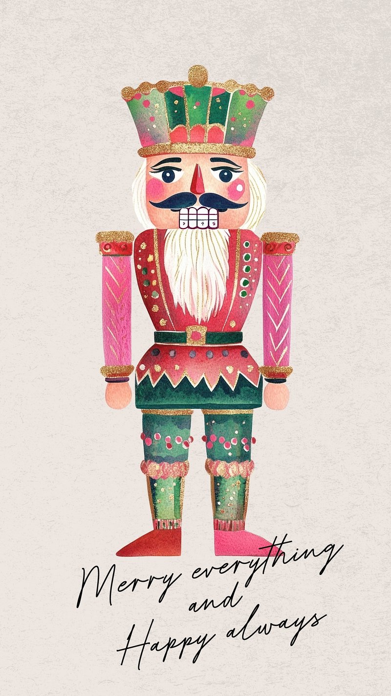 Christmas Nutcracker Wallpaper. Download Free on rawpixel