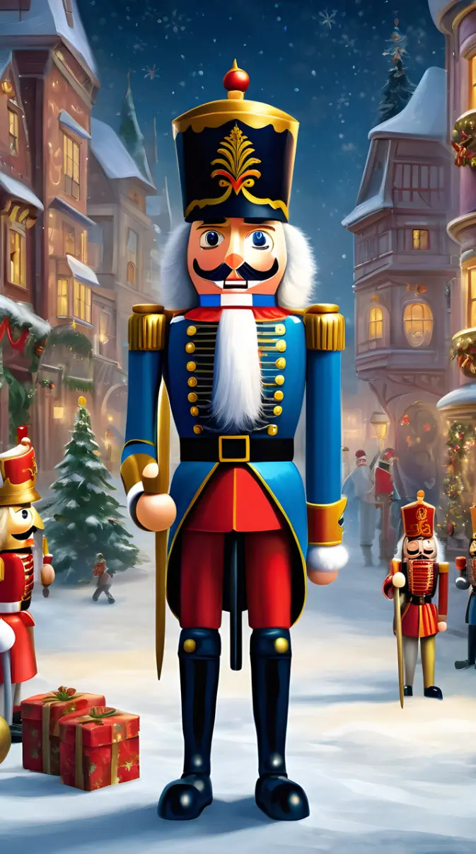 Nutcracker Christmas wallpaper