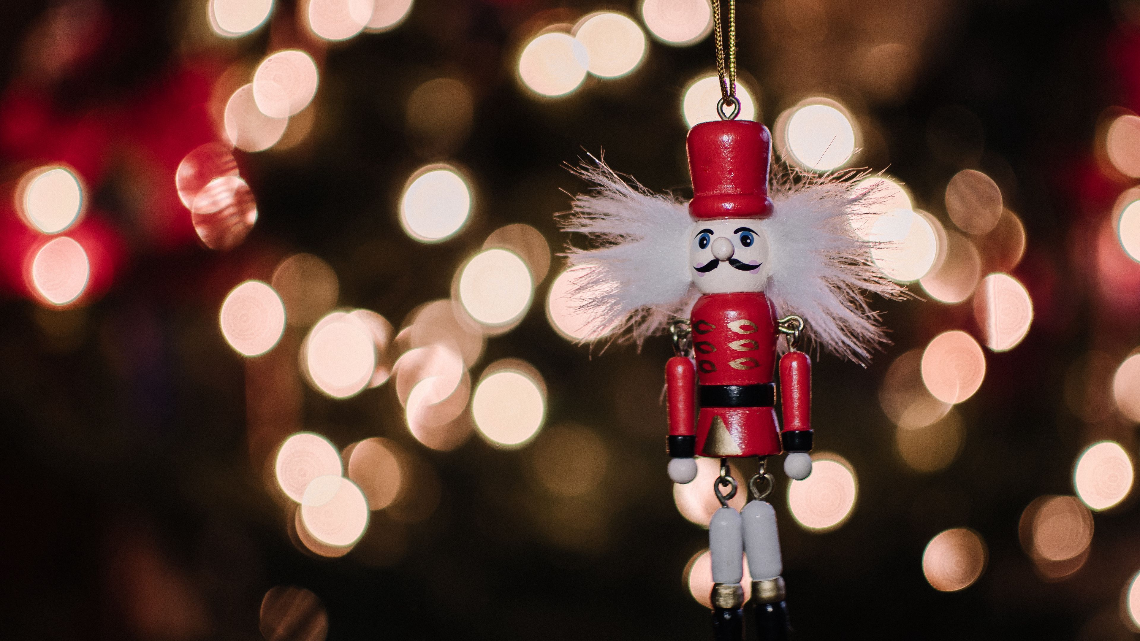 Download wallpaper 3840x2160 nutcracker, new year, christmas 4k uhd 16:9 HD background