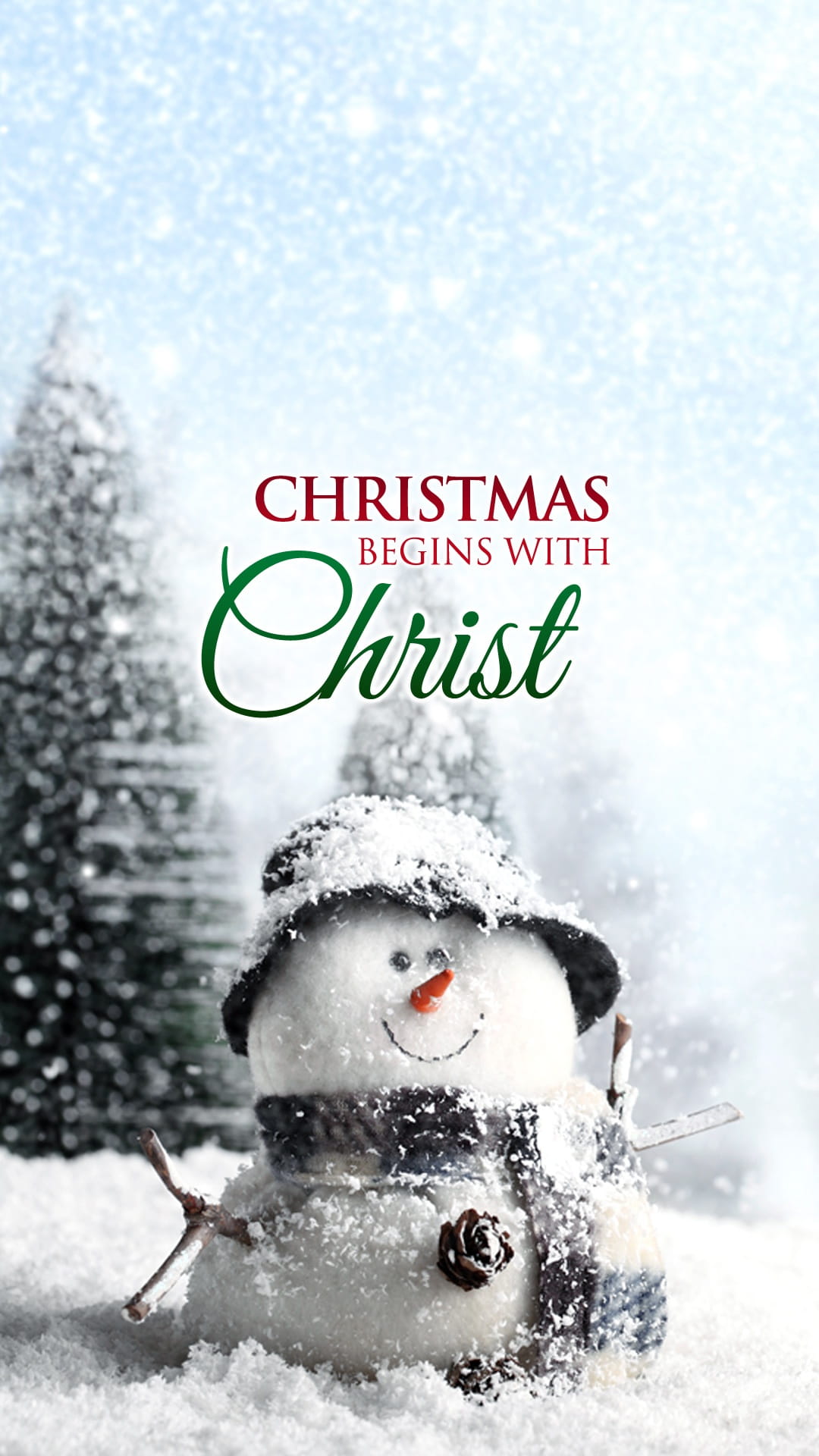 December 2015 Begins With Christ Desktop Calendar- Free December Wallpaper