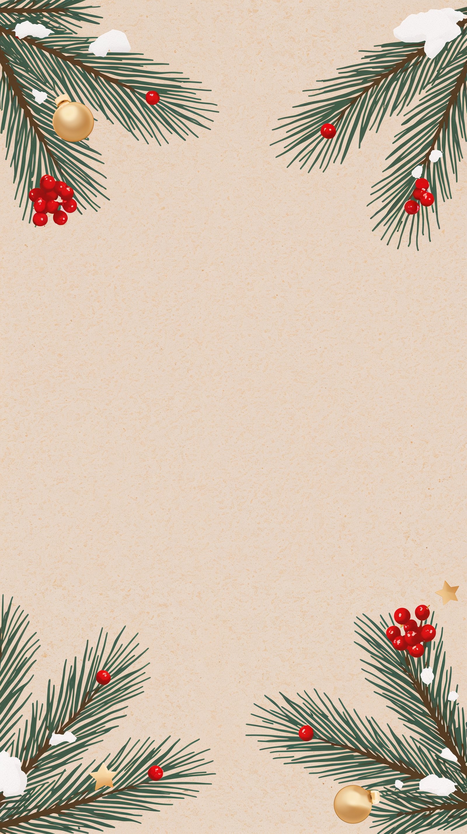 Neutral winter wallpaper for phone