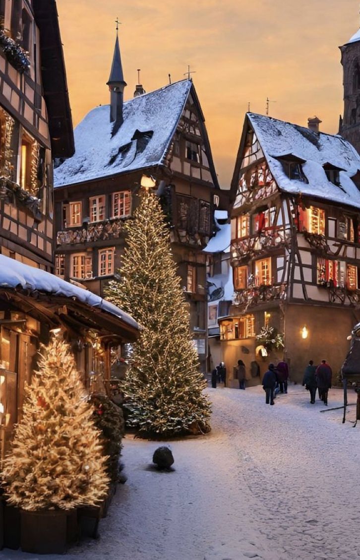Christmas in europe, French christmas, Christmas wallpaper