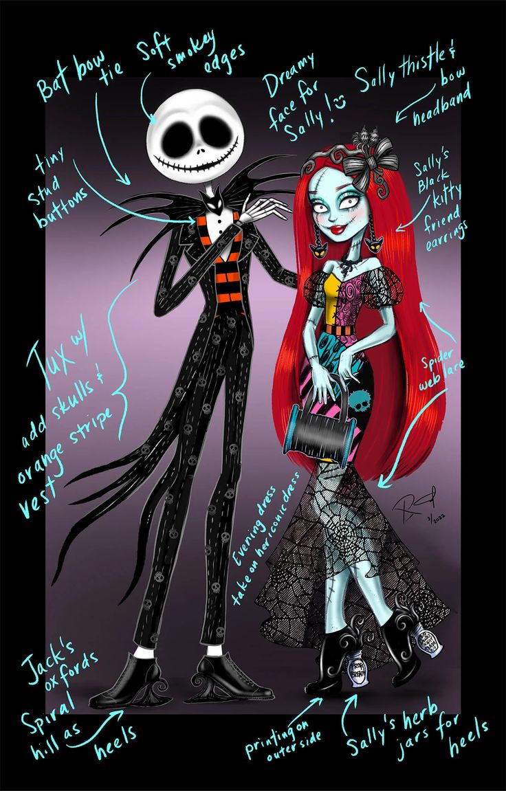 Announcing Monster High Nightmare Before Christmas Jack & Sally Dolls