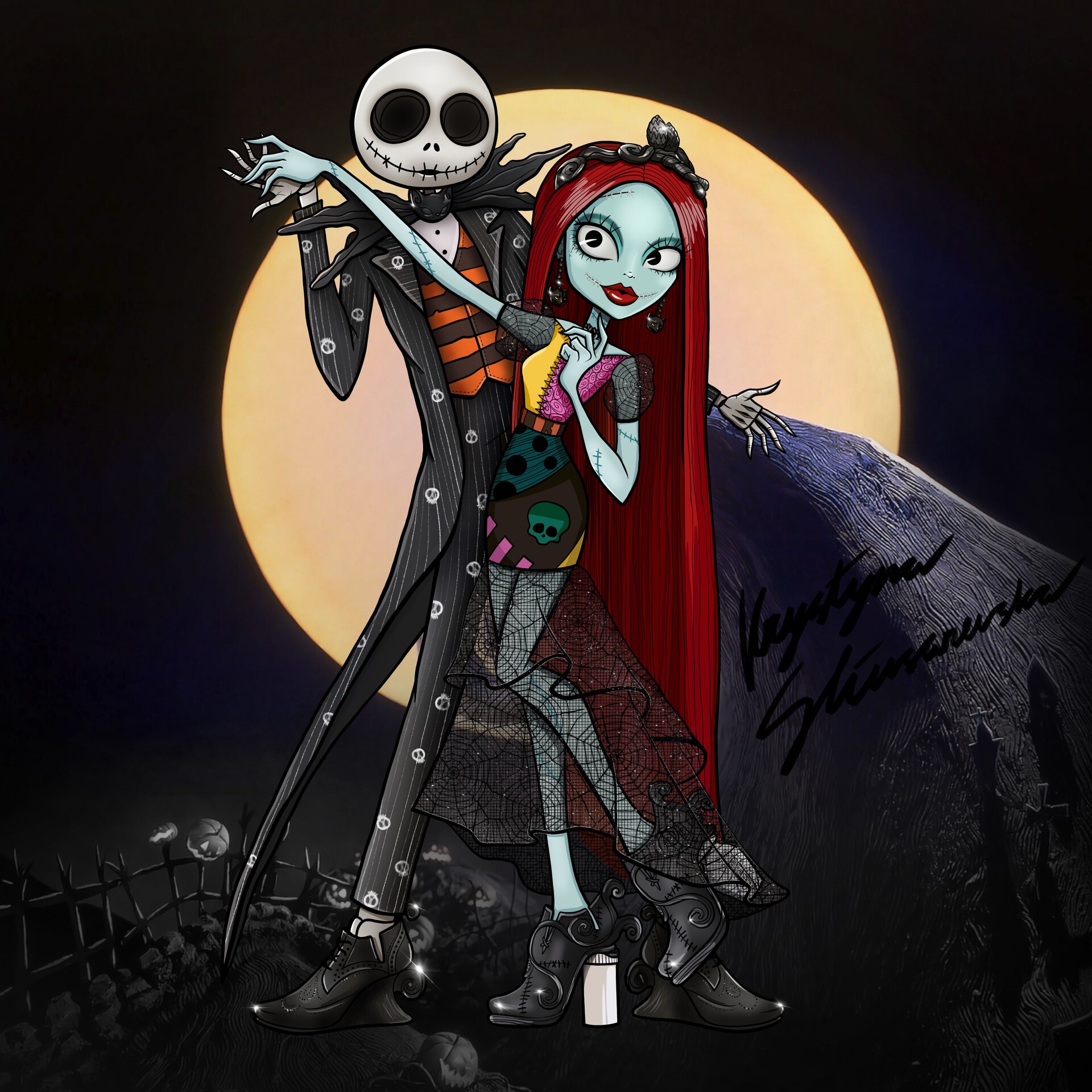 Monster high The nightmare before Christmas fanart