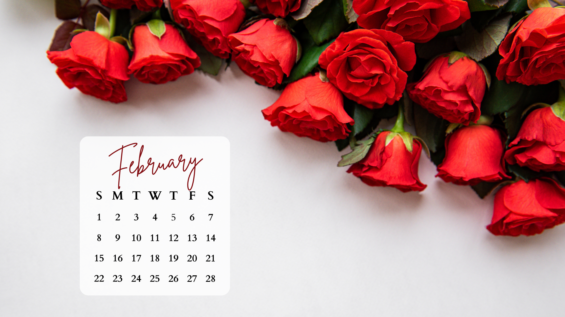 Free February 2026 Desktop Calendar Background (EASY DOWNLOAD)