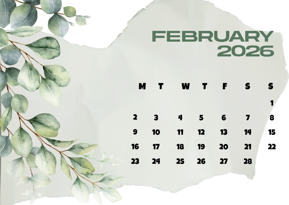 Free Monday Start February 2026 Calendar To Edit Online