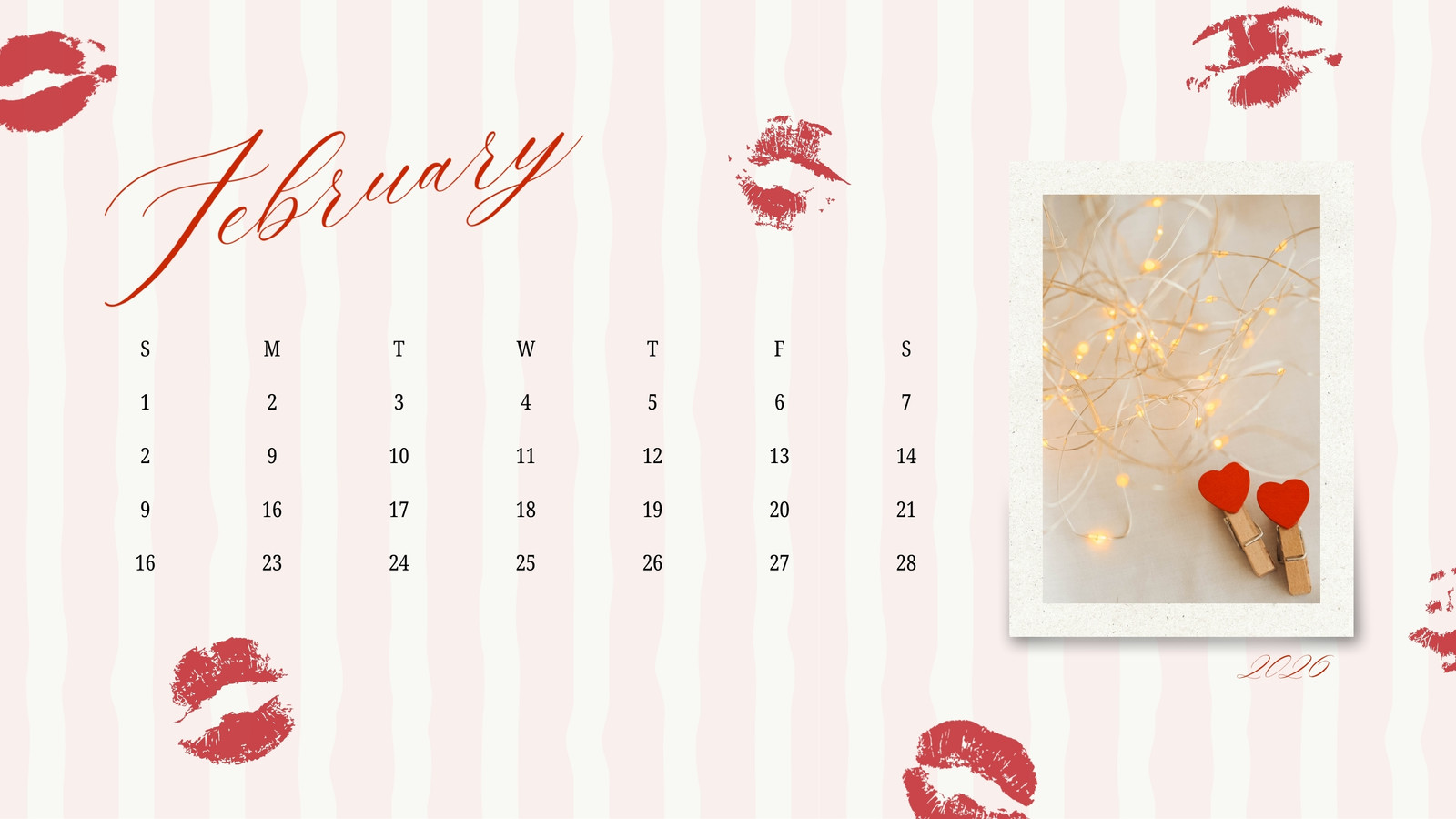 Free February 2026 calendar