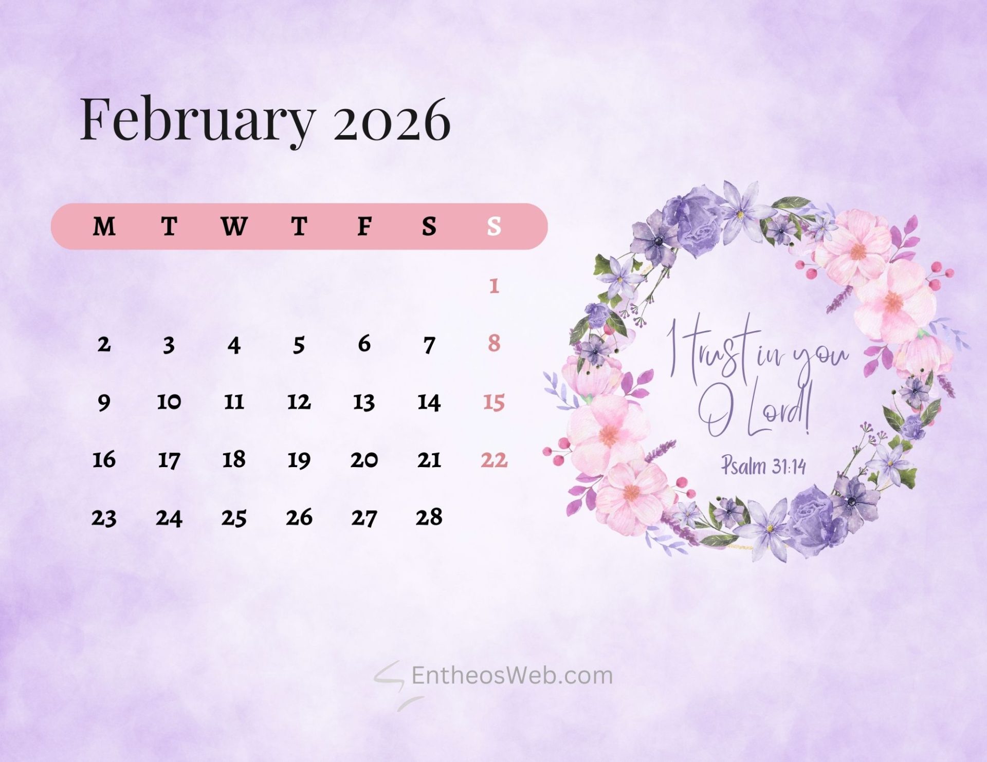 February 2026 Printable Calendars